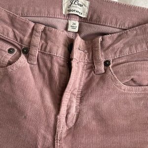J Crew toothpick corduroy pants